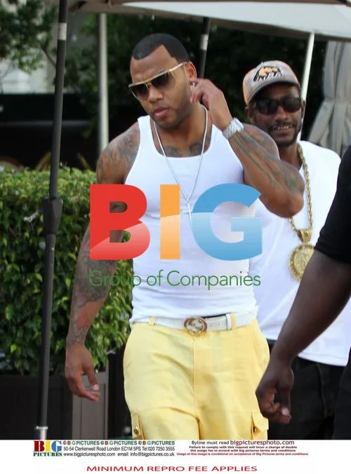 Flo Rida Filming Music Video in Miami