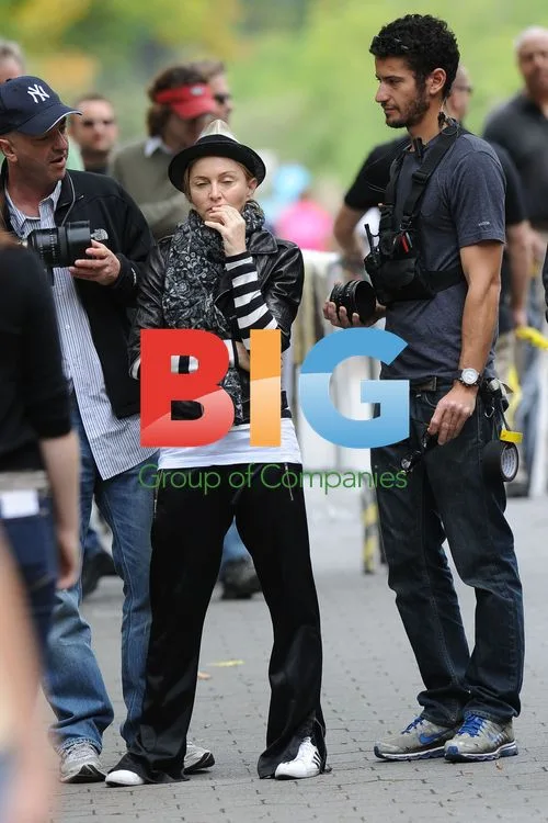 Madonna directing W.E. in Central Park