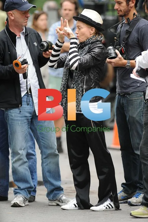 Madonna directing W.E. in Central Park