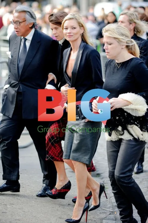 Kate Moss at Alexander McQueen Memorial
