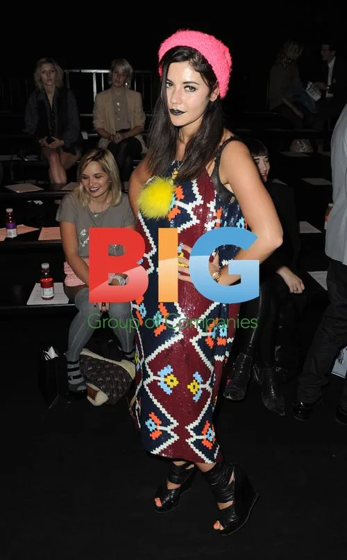 Marina Lambrini Diamandi at Ashish Fashion Show