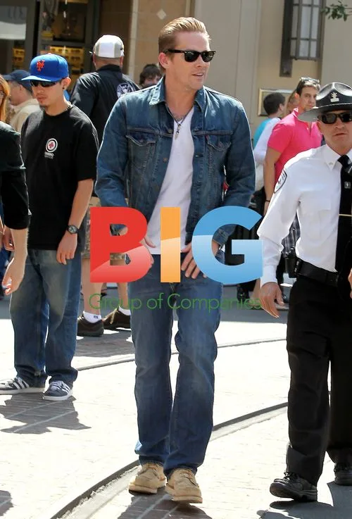 Mark McGraff and Mario Lopez at The Grove