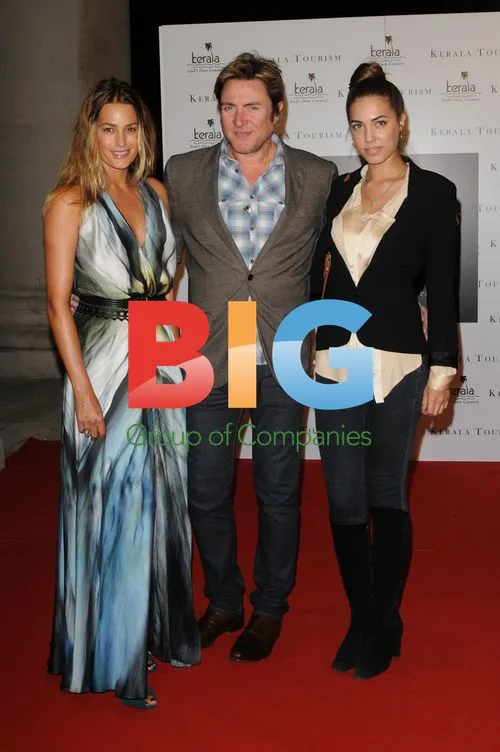 Yasmin, Simon and Amber Le Bon at Saatchi Gallery