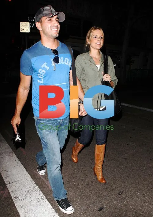 Ali Fedotowsky and Roberto Martinez Leave Restaurant