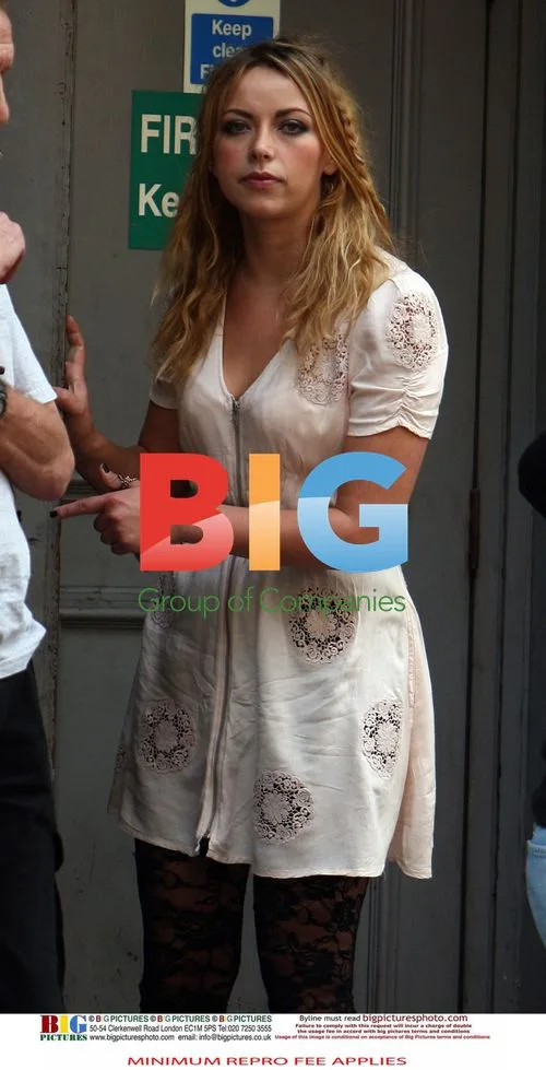 Charlotte Church Sporting New Rock Chic Hair in London
