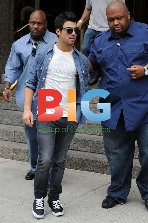 Jonas Brothers Leaving NYC Hotel