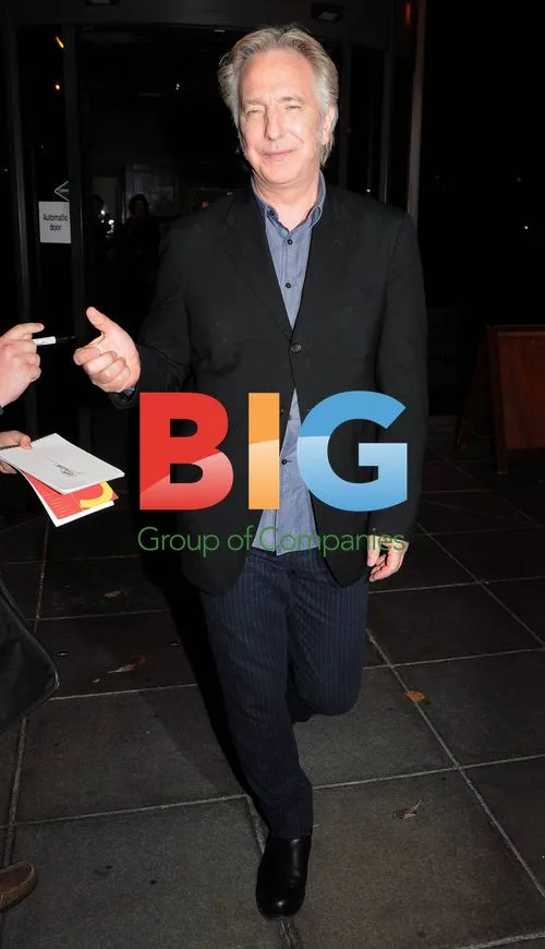 Alan Rickman Leaving The Late Late Show