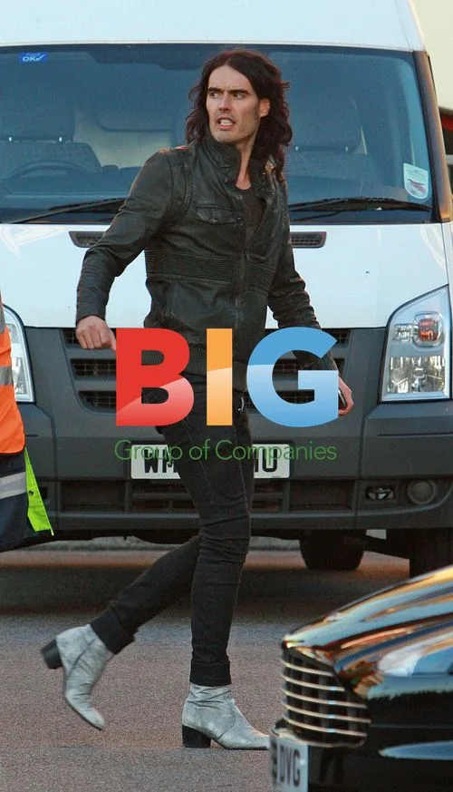Russell Brand celebrates stag party with celebrity pals