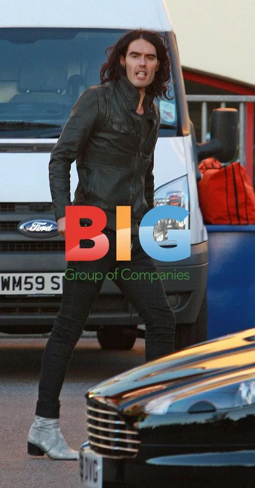Russell Brand Celebrates Stag Party with Pals