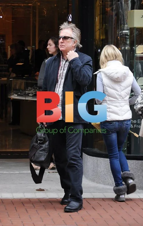 Alan Rickman Buys Greeting Card in Dublin