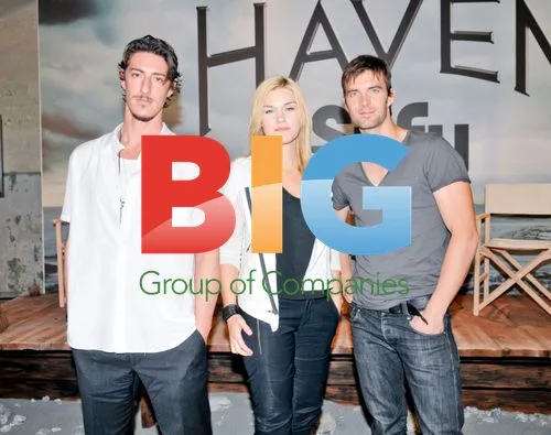 Lucas Bryant, Emily Rose and Eric Balfour at 'Haven' photocall