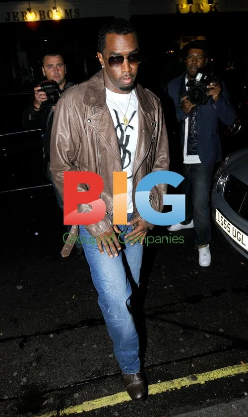 P Diddy at London Restaurant