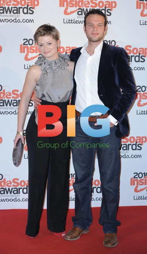 Selina Chilton and David Sturzaker at Inside Soap Awards 2010
