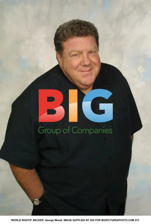 George Wendt on set