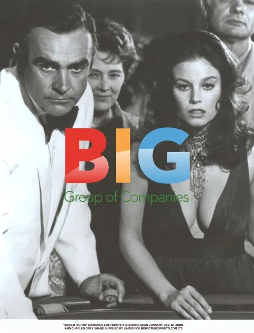 DIAMONDS ARE FOREVER cast portrait