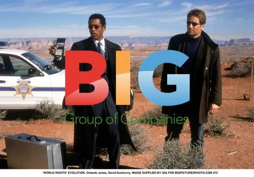 Orlando Jones and David Duchovny in film still