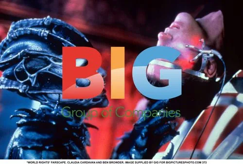 FARSCAPE. Claudia Cardavan and Ben Browder