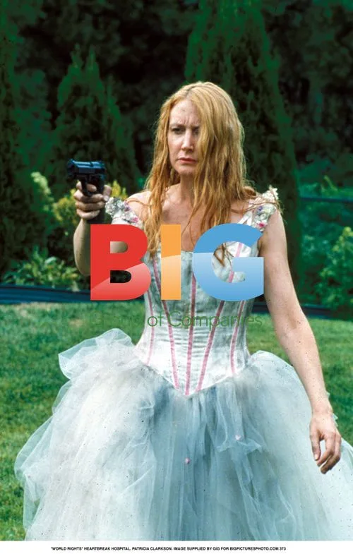 Patricia Clarkson in White Dress