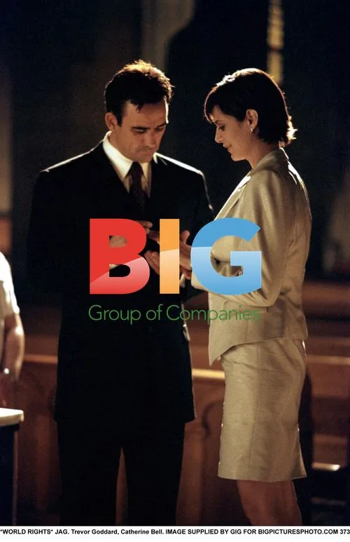 JAG Still with Trevor Goddard and Catherine Bell