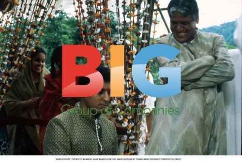 Aasif Mandvi & Om Puri in "The Mystic Masseur"