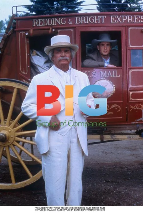 Robin Dunne & James Garner in 'Roughing It'