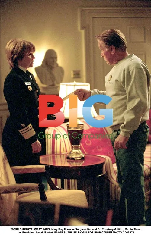 Mary Kay Place and Martin Sheen in The West Wing