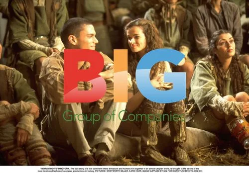DINOTOPIA film still, Wentworth Miller and Katie Carr