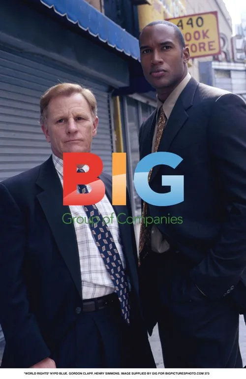 NYPD BLUE Stars in Black Suit