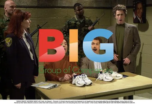 SNL: Jon Stewart, Fallon & Parnell in Security Skit