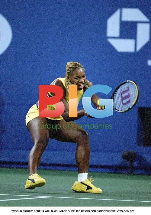 Serena Williams in Yellow Outfit