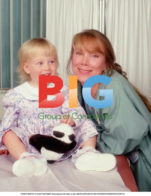 Sissy Spacek with Baby Co-star
