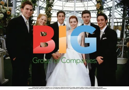 AMERICAN WEDDING cast photo