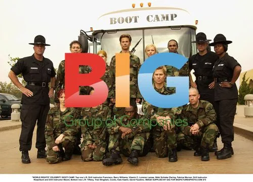 Celebrity Boot Camp Group Photo