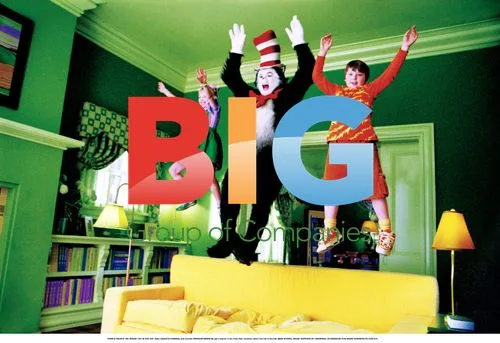 Sally and Conrad with the Cat in the Hat