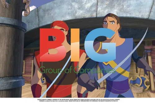 Sinbad Fights Monsters in Ship
