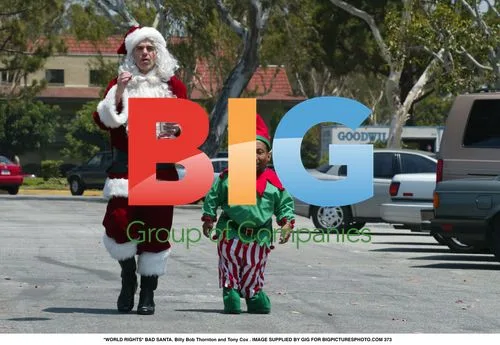 BAD SANTA with Billy Bob Thornton and Tony Cox