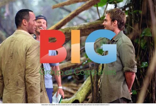 The Rock and Seann William Scott with Peter Berg
