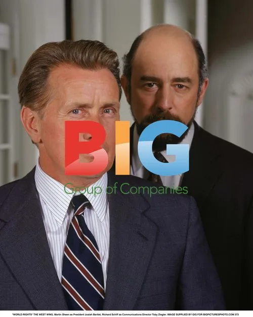Martin Sheen and Richard Schiff in The West Wing