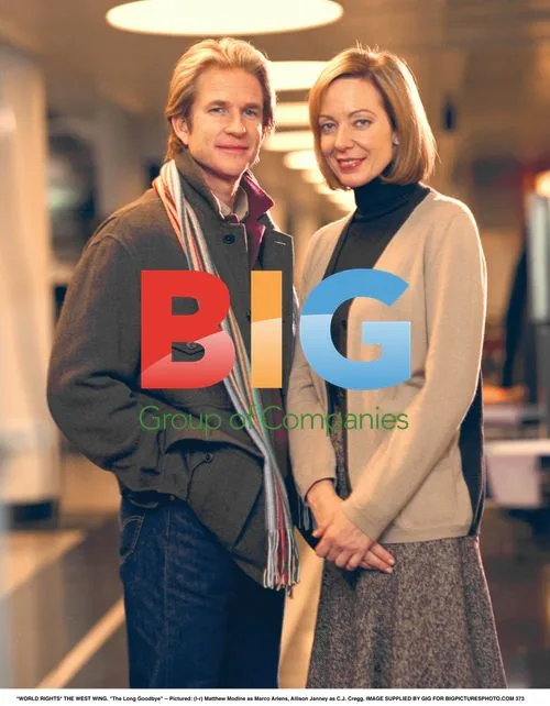 THE WEST WING - Matthew Modine and Allison Janney