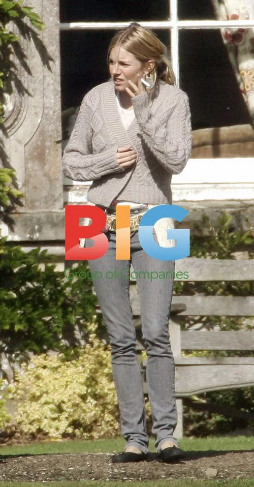 Sienna Miller Oversees Sister's Wedding Prep in Devon