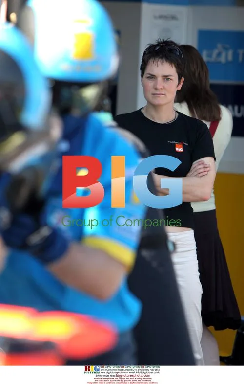 Dame Ellen MacArthur at British F1 Grand Prix