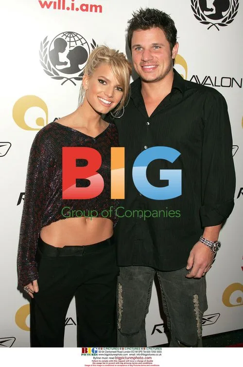 Jessica Simpson and Nick Lachey at Tsunami Benefit