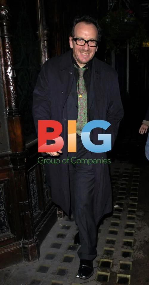 Elvis Costello Enjoys London Dinner