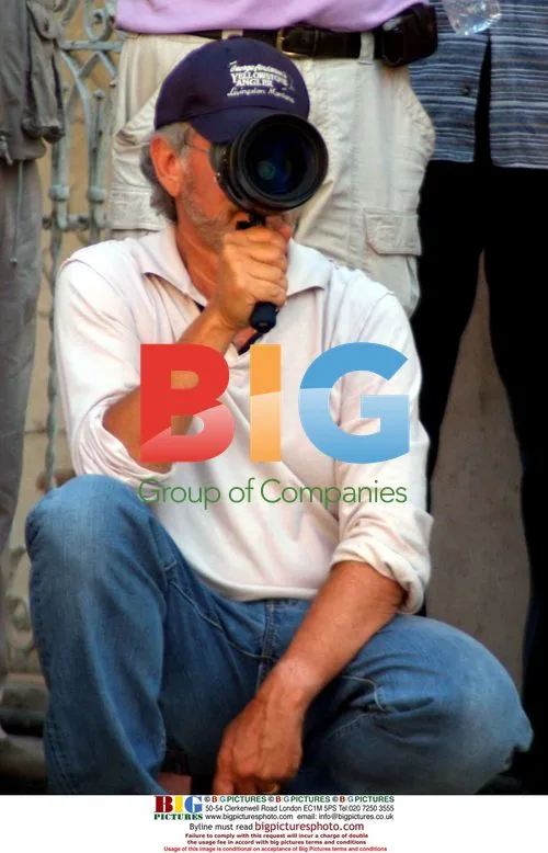 Steven Spielberg on set in Malta