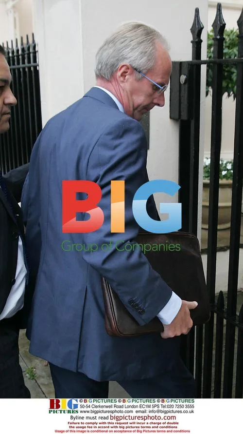 England manager Sven Goran Eriksson spotted in London