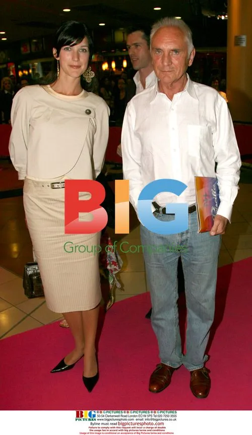 Terence Stamp and wife Elizabeth O'Rourke attending event