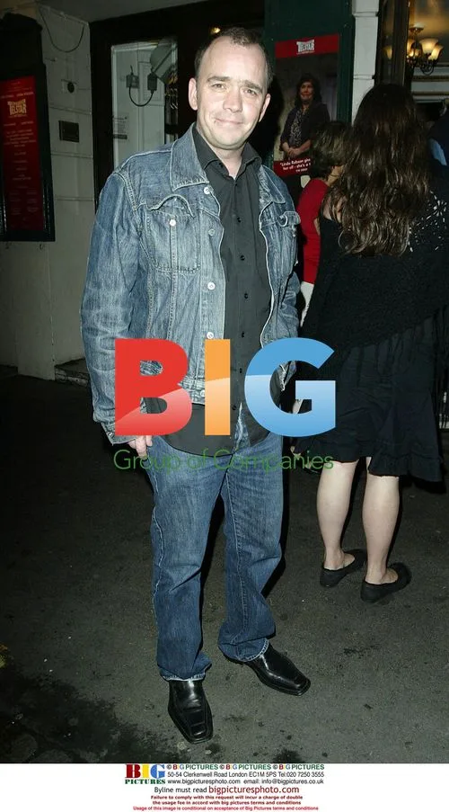 Actor Todd Carty outside Telstar play