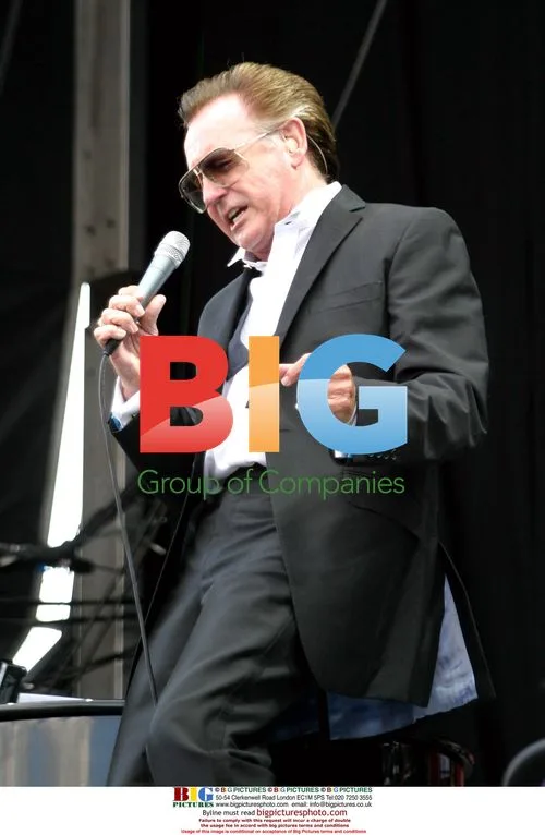 Tony Christie Performing at V Festival