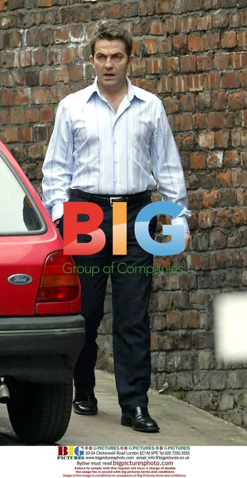 Bradley Walsh on Coronation Street set