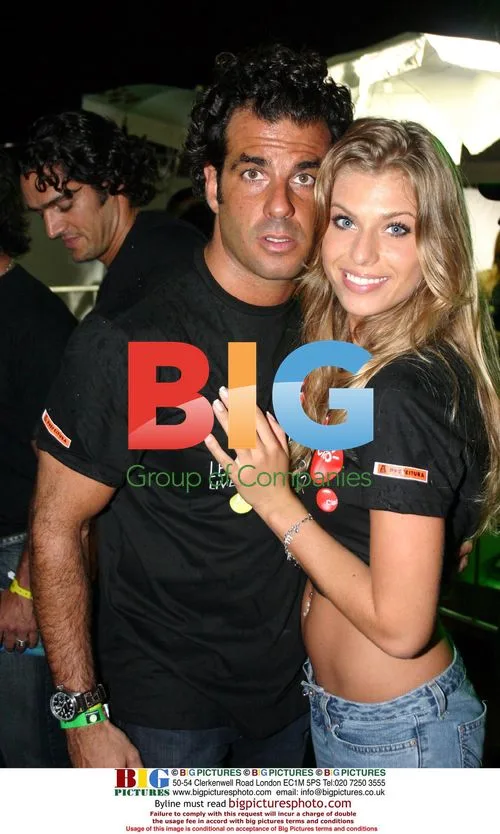 Caroline Bittencourt and Alvaro Garnero at Lenny Kravitz Concert